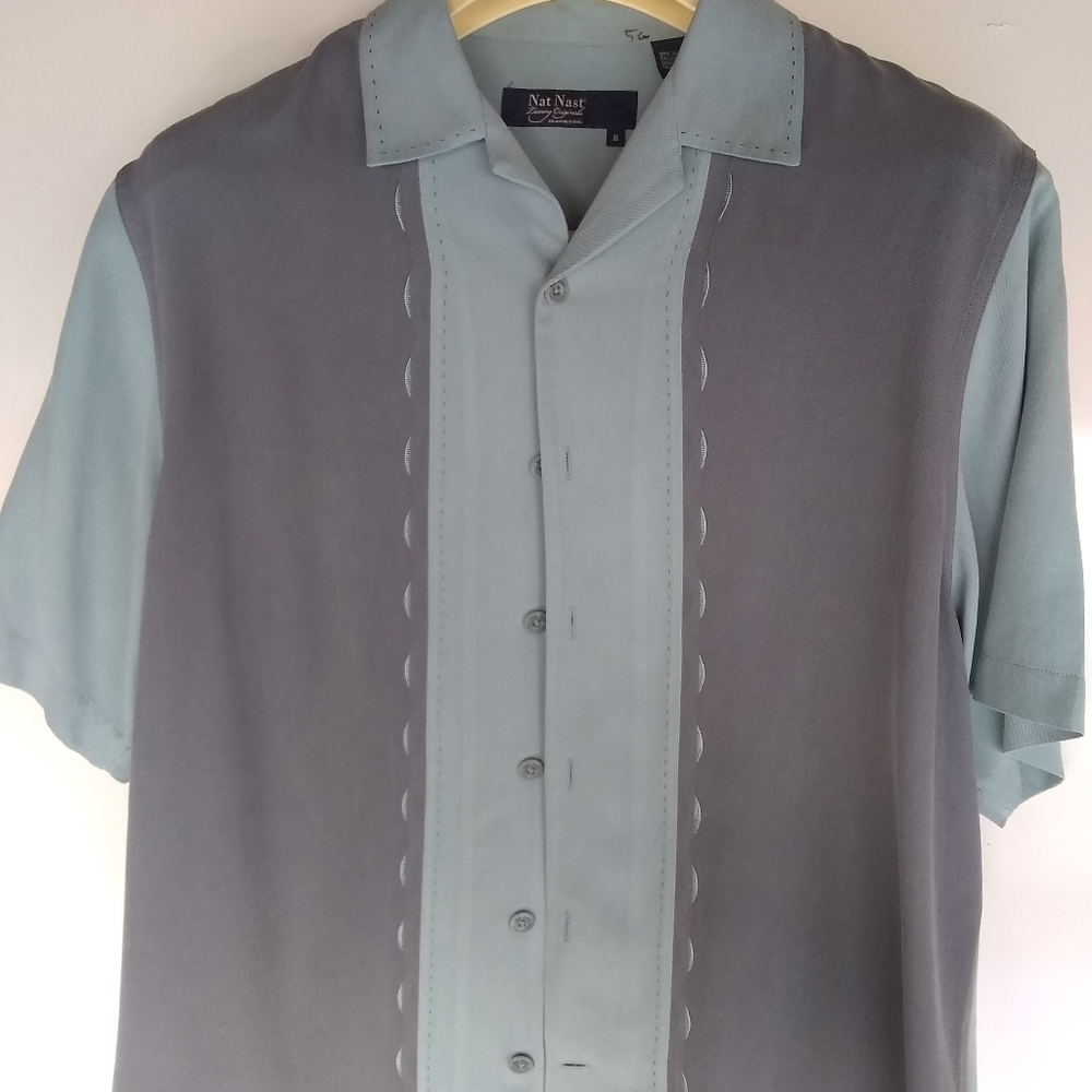Nat Nast 100% silk shirt medium, Luxury Originals